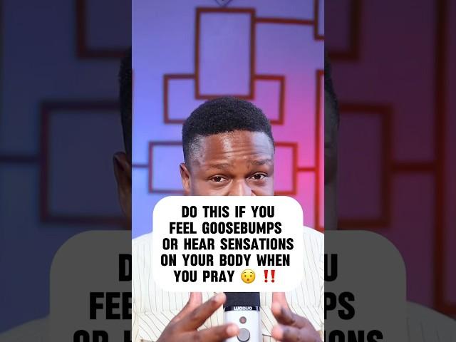Do this if you feel goosebumps when you pray | Joshua Generation #inspiration #prophetic #fyp #viral