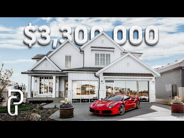 Inside a $3,300,000 modern home in Edmonton, Canada!! | Propertygrams mansion house Tour