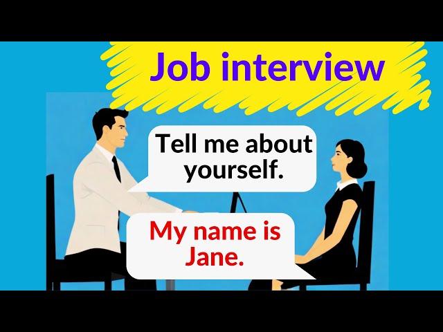 Tell Me About Yourself | Job Interview Conversation in English | Question and Answer 