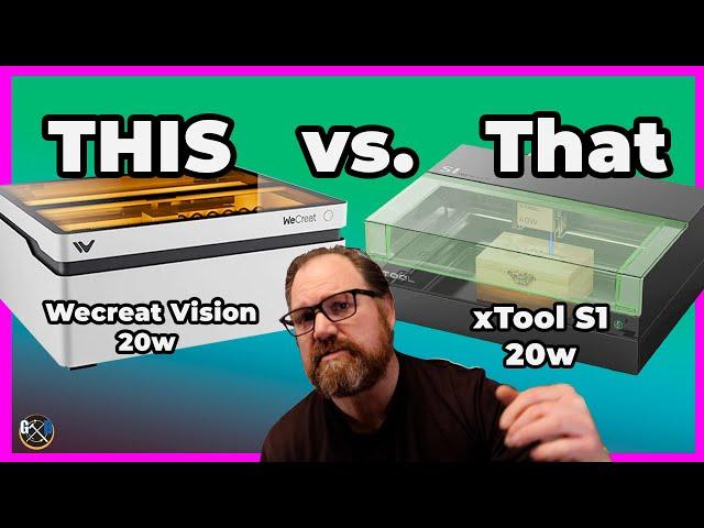 Battle of the Class 1 Lasers - WeCreat Vision vs. xTool S1