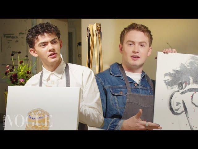 Heartstopper’s Kit Connor & Joe Locke Take on a Painting Challenge | Vogue Challenges