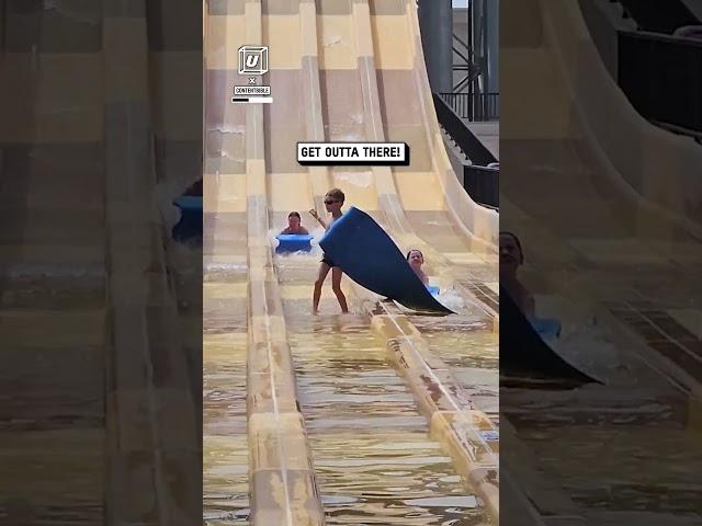 Waterslide traffic pileup                     : CONTENTbible