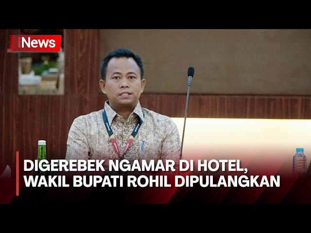 Wakil Bupati Rokan Hilir Terjaring Razia Bersama Wanita yang Bukan Istrinya di Kamar Hotel