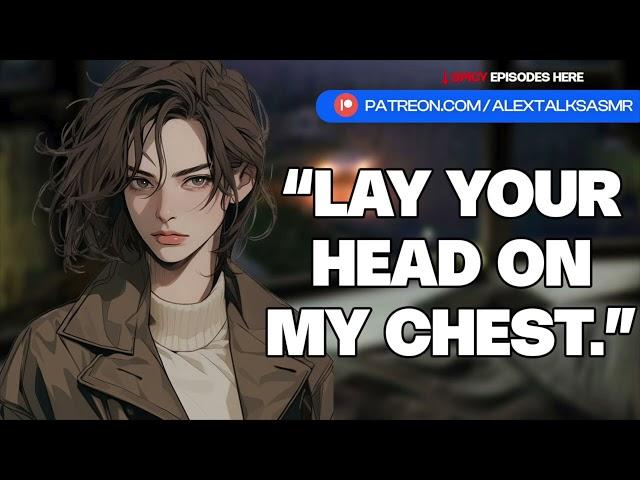 [ASMR] [F4M] Clingy best friend cuddles you to sleep in your bed [sleep aid] [comfort] [rain]