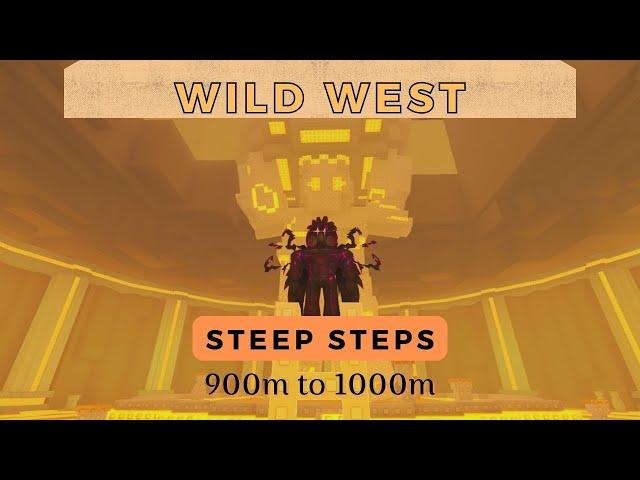 Steep Steps 900m to 1000m | Wild West | 3rd Mountain #roblox #steepsteps