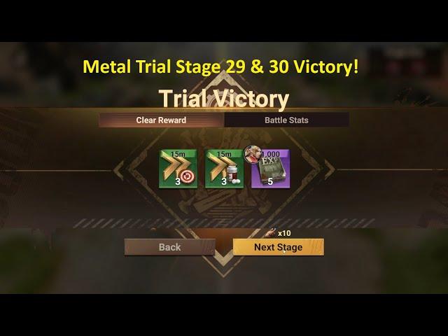 Metal Trial Stage 29 & 30 - Victory! | Doomsday: Last Survivors