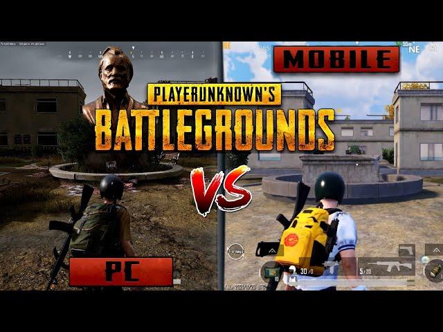 PUBG MOBILE vs ПАБГ ПК 5 ОСНОВНЫХ ОТЛИЧИЙ (пубг мобаил сравнение с пабг на pc)