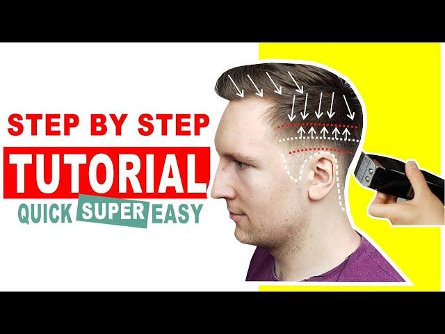 QUICK & EASY HOME HAIRCUT TUTORIAL | How To Cut Men's Hair With Clippers S3