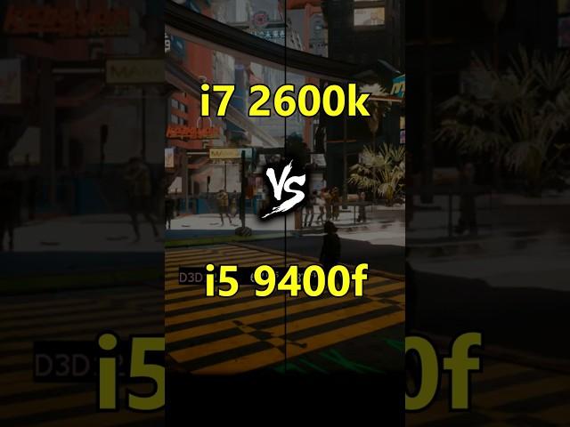 i7 2600k vs i5 9400f Test in Games