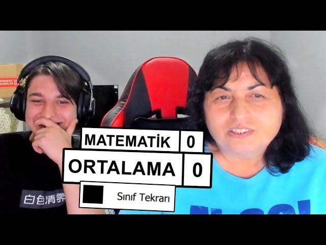 ANNEM E-OKUL NOTLARIMI İNCELİYOR  (Sınıfta Kaldım..)