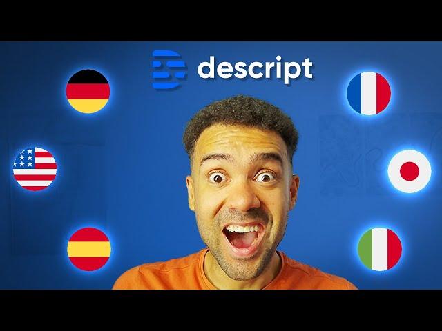 Translate Videos AND Captions Automatically!! (Descript AI Tutorial)