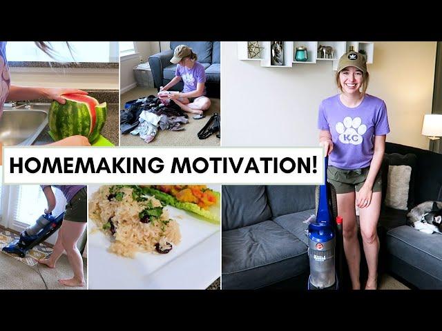 HOMEMAKING GET IT ALL DONE WITH ME | Homemaking Motivation | Homemaker Motivation