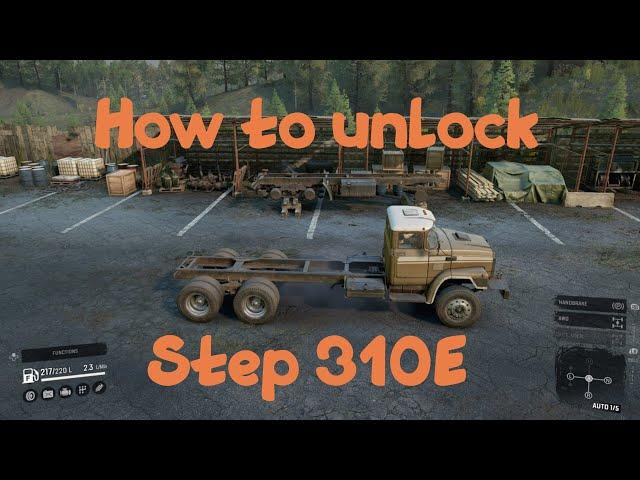 SnowRunner - How to unlock Step 310E