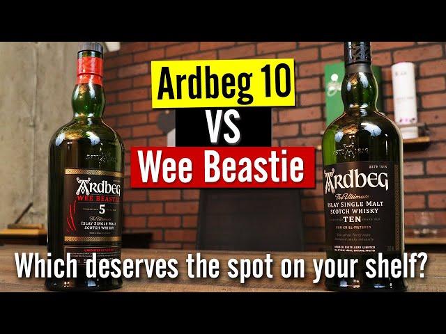 Ardbeg 10 vs. Ardbeg Wee Beastie