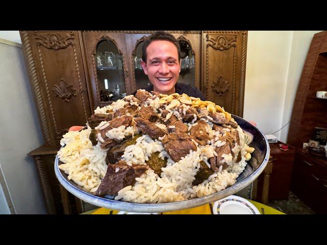 Making Maqluba in Damascus! Taste of Authentic Syrian Home Cooking 