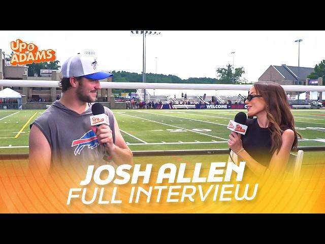 Bills QB Josh Allen on Not Liking to Run, Building Chemistry with Teammates, Joe Burrow Discussions