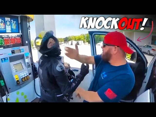 Stupid, Angry People VS Bikers 2024 - Best Motorcycle Road Rage Compilation #210