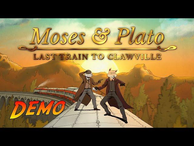 Moses & Plato - Last Train to Clawville | Complete Gameplay Walkthrough - Full Demo | No Commentary