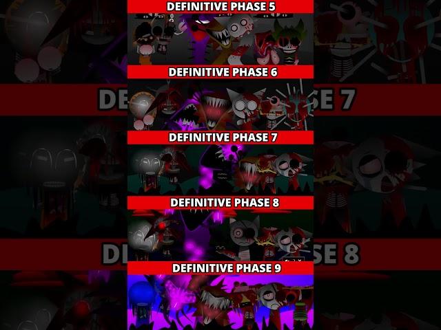 DEFINITIVE PHASE 5 VS DEFINITIVE PHASE 6 VS DEFINITIVE PHASE 7 VS DEFINITIVE PHASE 8 *MIX VERSION*