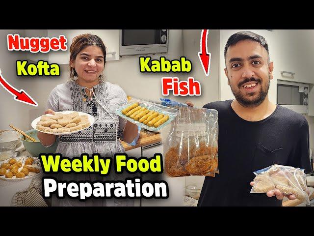 Sare Week Ka Khana Ek Din Mein Bana Diya | Germany Mein Weekly Food Preparation