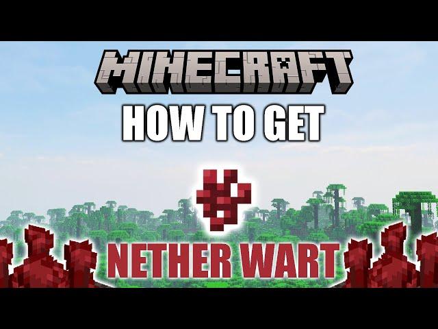 Ultimate Guide: HOW TO FIND and Harvest NETHER WART in Minecraft's Nether Fortress