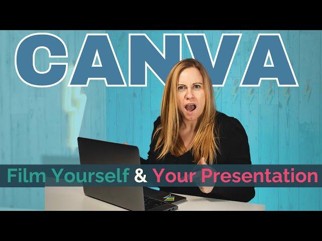 How to Record Yourself Giving a Presentation in Canva