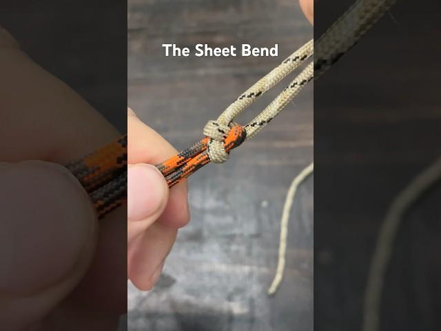 Hikers, Backpackers, & Campers- Sheet Bend Knot #backpacking #hikingguide #hiking  #hikingtips