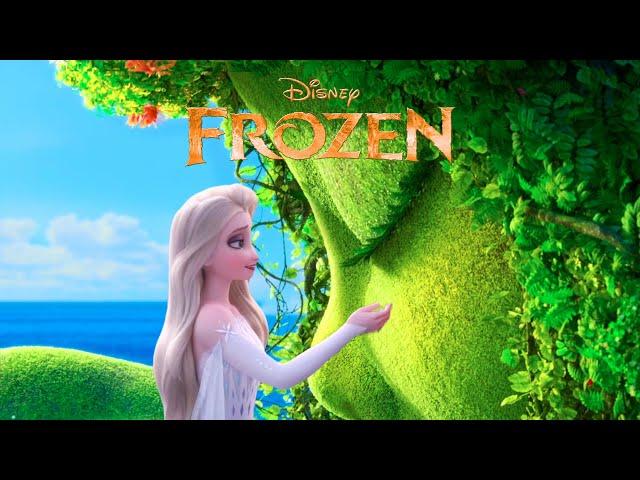 Elsa saves Moana | Forest Spirit Frozen 3 [Fanmade Scene]