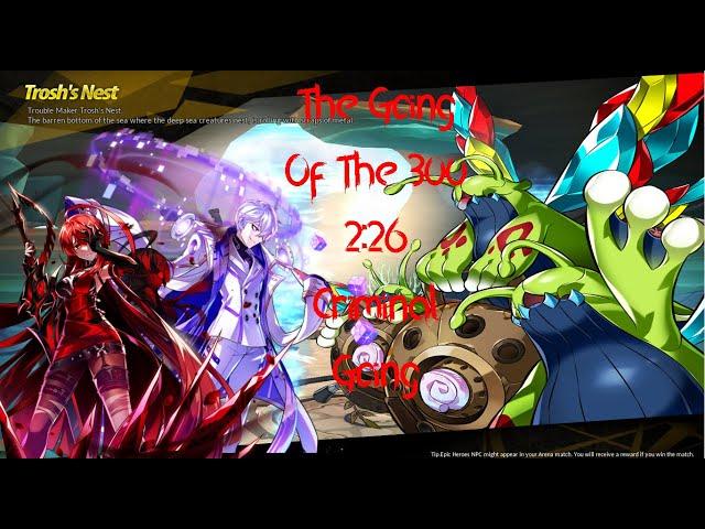 A Ida Dos 300 (The going Of The 300) Dominator & Bloody Queen Plays Trosh Nest (Elsword INT)