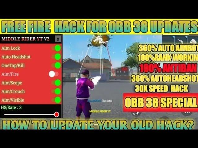 Free Fire Hack free fire obb 38 hack| ff Hack Mod Menu Download  | Ffh4x | Free Fire Headshot Hack