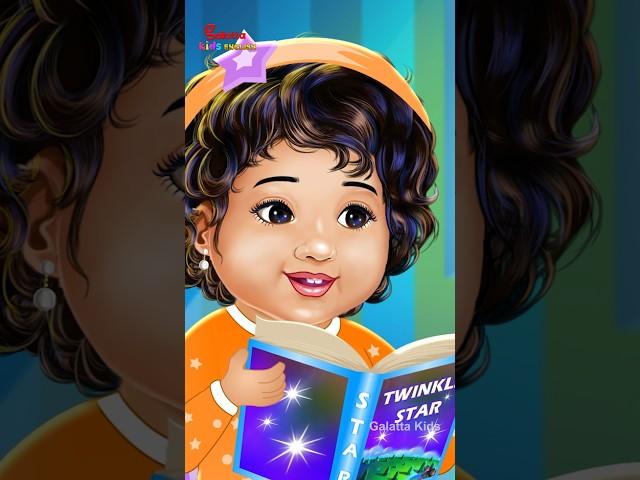 Twinkle Twinkle Little Star - English Nursery Rhymes for Children| Galatta Kids shorts| Baby Lullaby