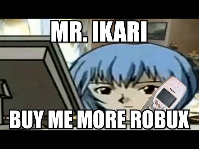 Rei Ayanami Playing Roblox