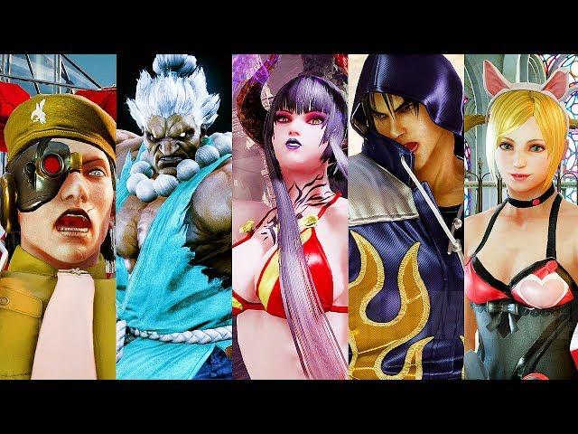 Tekken 7: Fated Retribution - ALL RAGE ARTS 4K @ 2160p (60ᶠᵖˢ) HD 