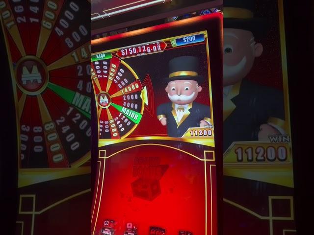 Roll the Dice!  Monopoly Slot Board Bonus! #slotbonus #slotshorts