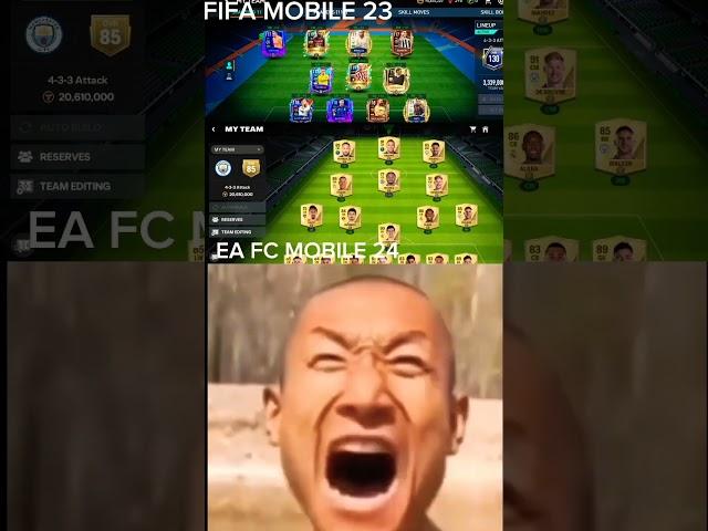 FIFA MOBILE 23 VS EA FC 24 MOBILE BETA