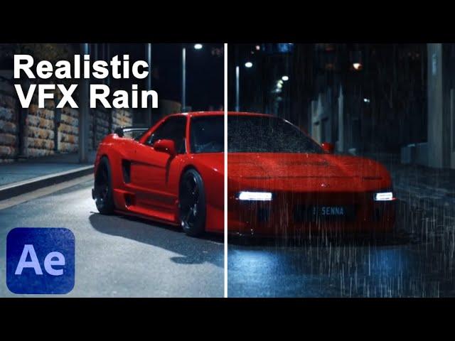 How To Create Real Looking Rain In After Effects VFX