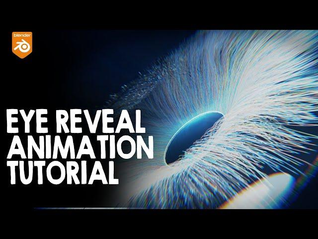 eye reveal motion graphics animation blender tutorial