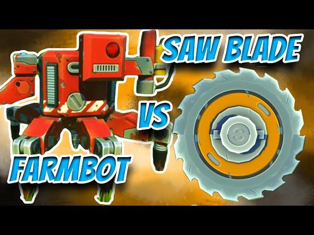 Farmbot vs Saw blades | Scrap Mechanic Survival