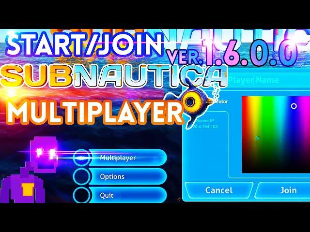 How to Start/Join A Subnautica Multiplayer Nitrox Server (*OUTDATED* 1.6.0.0) -Subnautica Nitrox