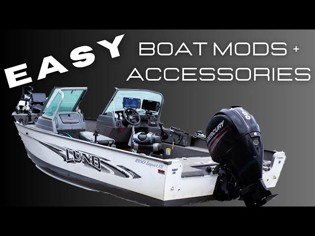 EASY Boat Modifications, Accessories & Upgrades - Storage Hacks, Tools, Lighting, Batteries & More!