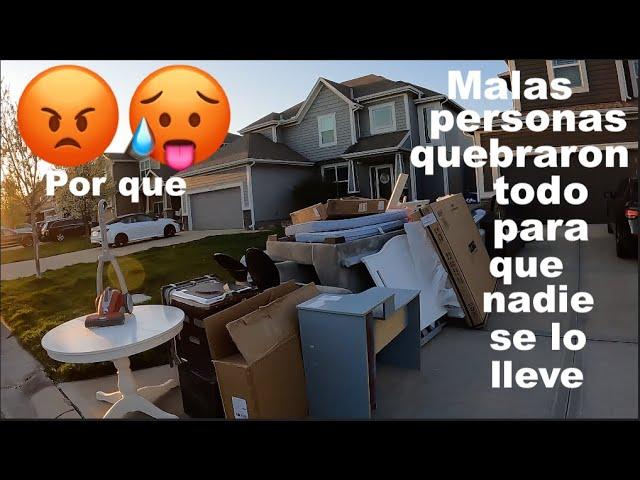  rompieron Todo Malos  Wow / LO QUE TIRAN EN USA LOS MILLONARIOS / VENTA DE GARAGE EN USA