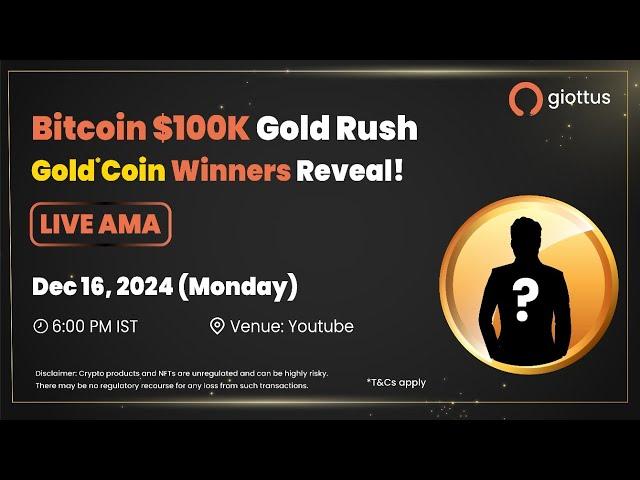 Bitcoin 100K Gold Rush: Gold Coin Winners & Withdrawal Tips | Live AMA