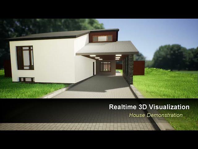 Realtime Interactive 3D Architectural Visualization Demonstration