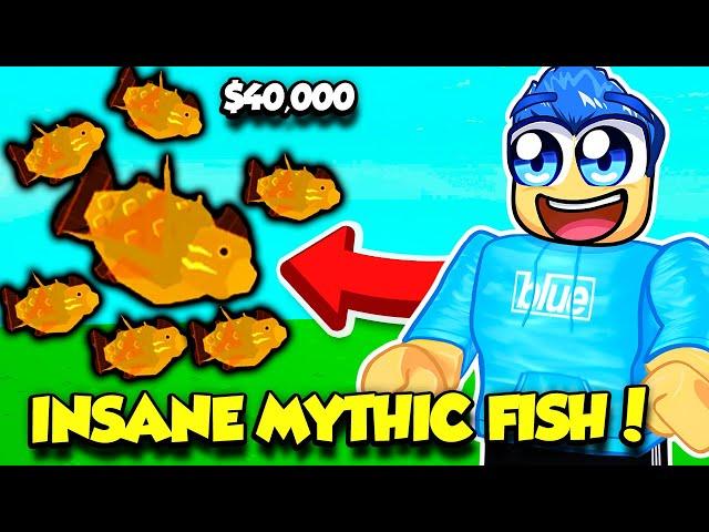 I Caught TONS OF MYTHIC FISH And Made INSANE MONEY In Roblox Fisch!