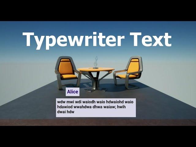 Typewriter Text in Unreal (Visual Novel Dialog Effect)