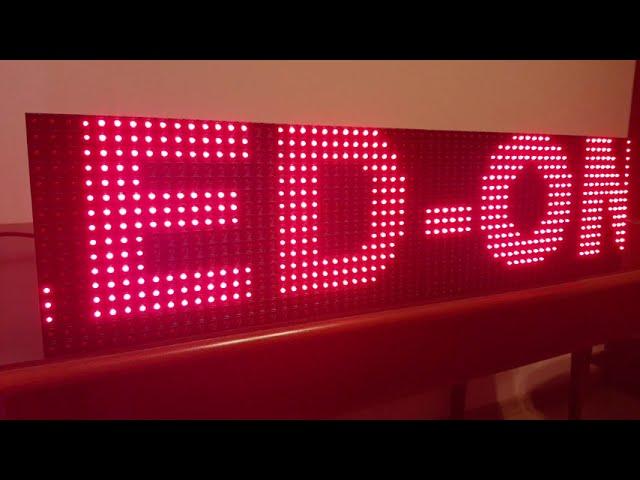 Led модуль P10, бегущие строки. Новинка