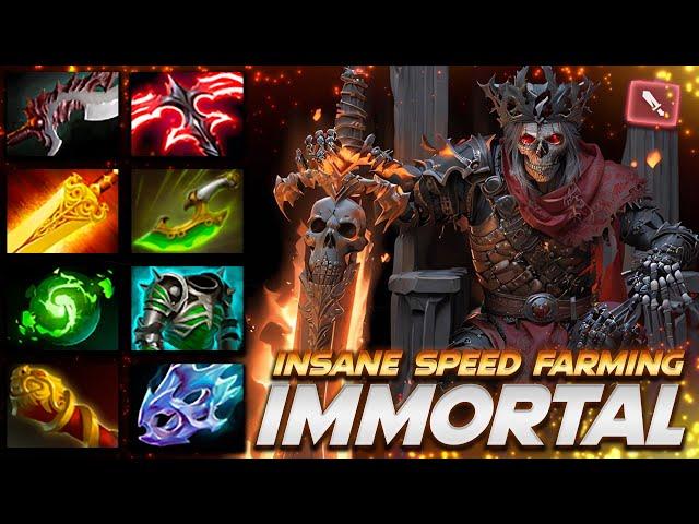 Wraith King Insane Speed Farming - Dota 2 Pro Gameplay [Watch & Learn]