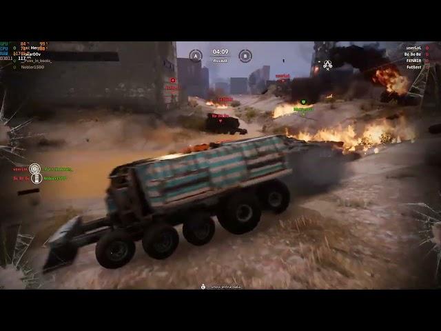 Crossout - Getting Stomped By EQWS in battle for uranium