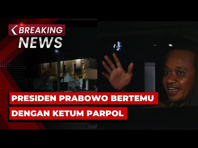 BREAKING NEWS - Presiden Prabowo Bertemu Ketum Parpol di Kertanegara