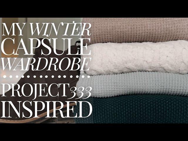 25 PIECES - MY WINTER CAPSULE WARDROBE 